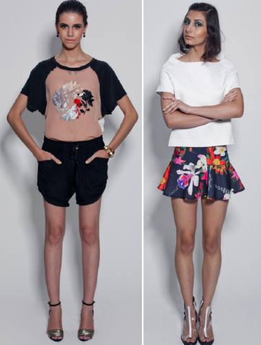 short e saia verão 2014